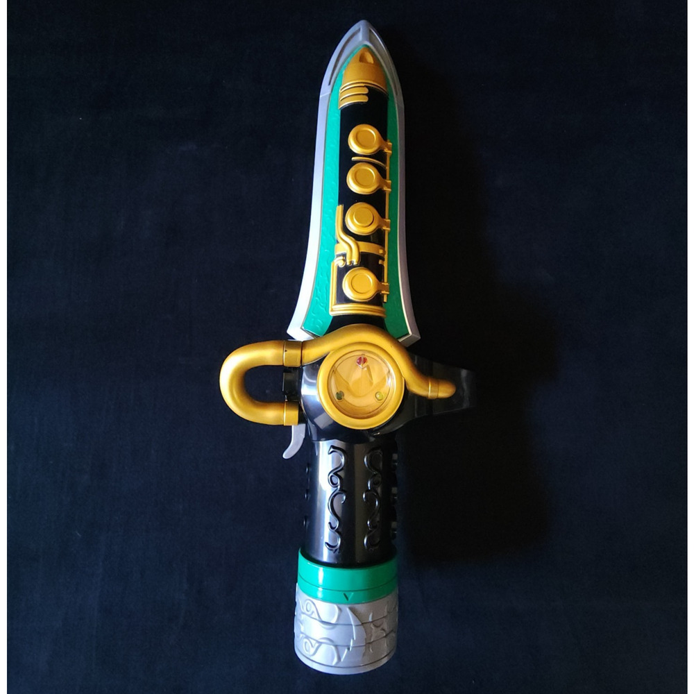 Power Rangers Deluxe Dragon Dagger 2009 Bandai Green Ranger Works Sword Cosplay